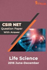 CSIR NET Life Science Question Paper With Answer 2016 June-December CSIR NET Life Science Question Paper With Answer 2016 June-December